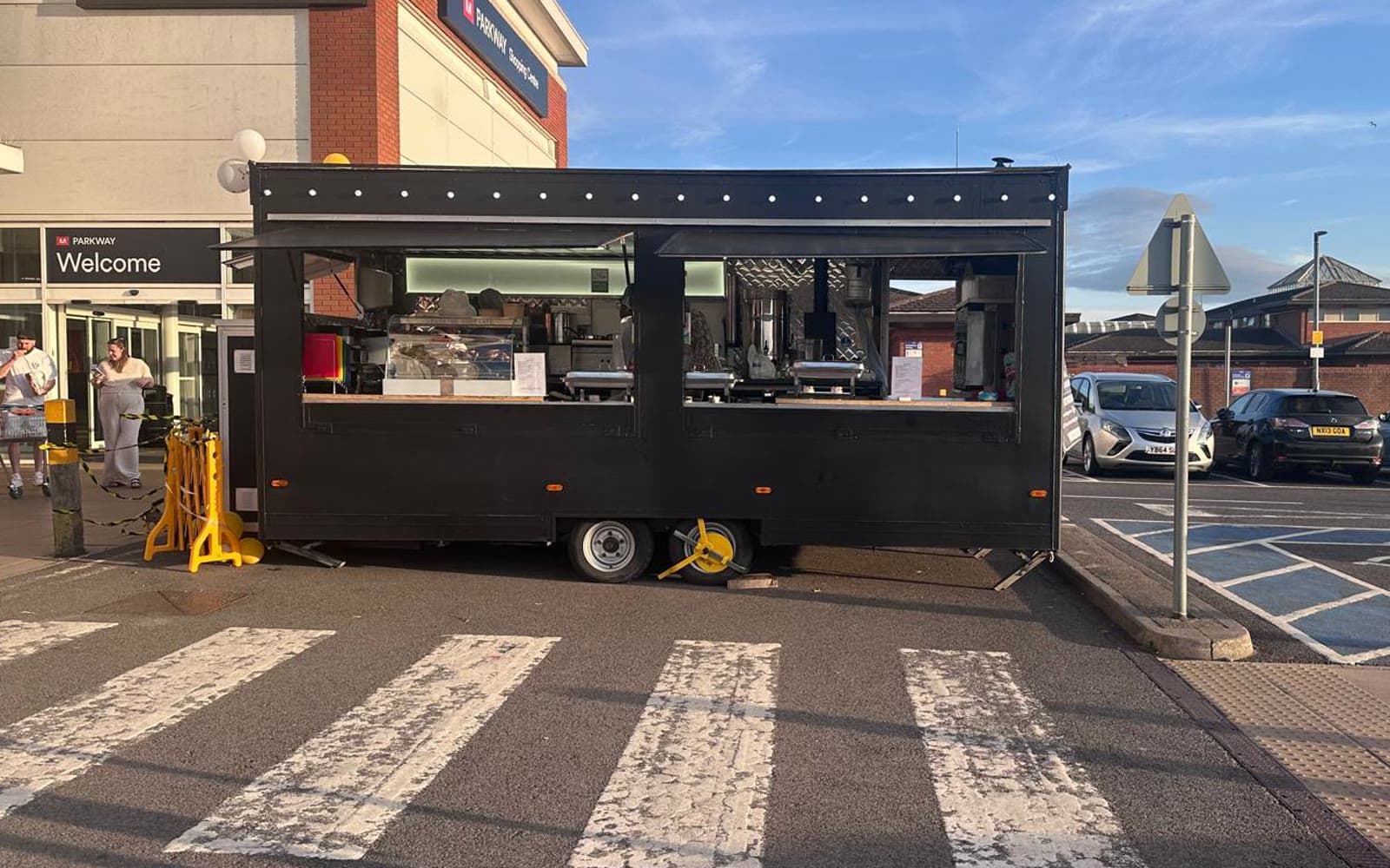 The Hot N Nice trailer — Front of Tesco Extra, Coulby Newham, Middlesbrough