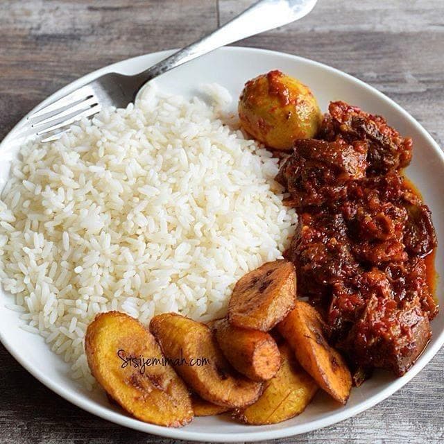 White Rice & Stew